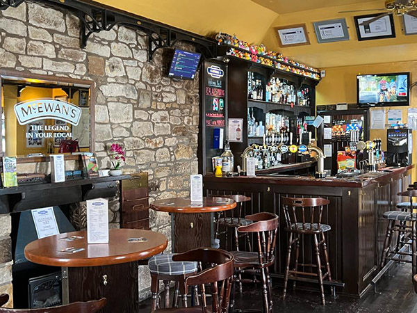 Inside Linlithgow's Platform 3 Pub