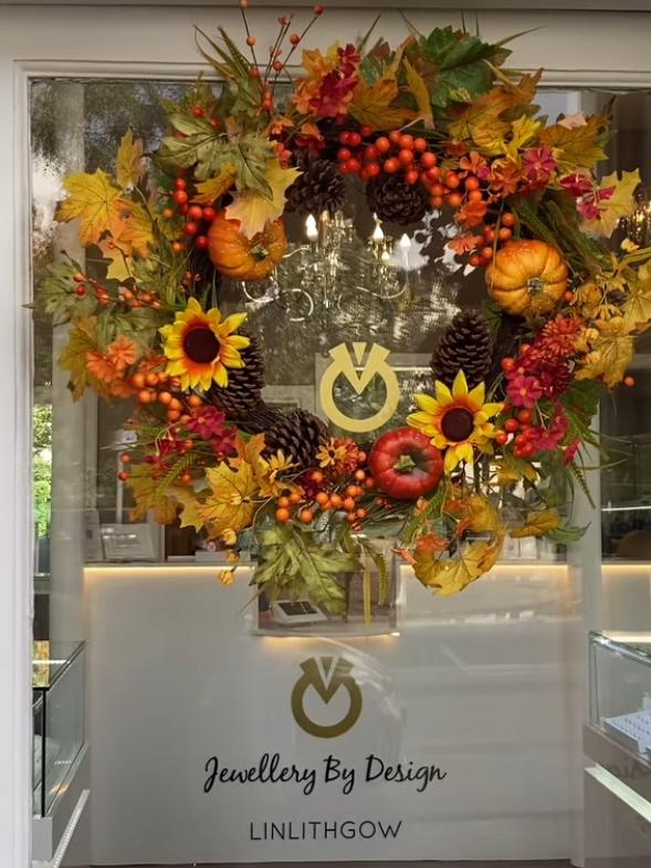 Jewllery by Design in Linlithgow participating in the Halloween Pumpkin trail