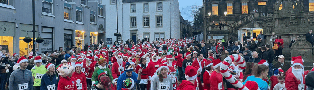 The santa dash 2024 organised by the Community Council.