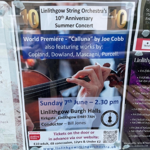 Linlithgow String Orchestra 10th anniversary