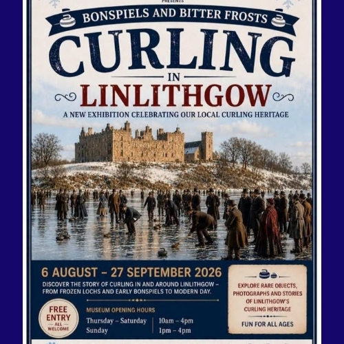 Linlithgow Curling exhibition held in Linlithgow Museum